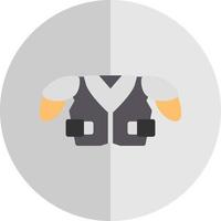 Shoulder Pads Vector Icon Design