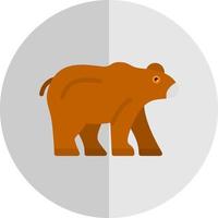 diseño de icono de vector de oso