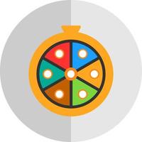 diseño de icono de vector de rueda de la fortuna
