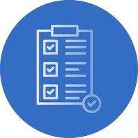 Completed Task Vector Icon Design