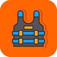 Bulletproof Vest Vector Icon Design