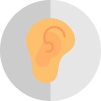 Ear Vector Icon Design