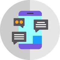 Live Chat Vector Icon Design