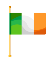 st. Patricks Tag Flaggen Design Vorlage png