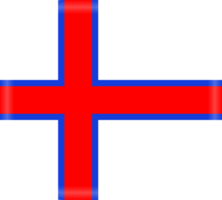 Färöer Inseln Flagge Fußball 2024 Turnier png