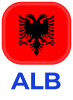 albania flagga fotboll 2024 turnering png