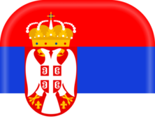 Serbie drapeau Football 2024 tournoi png