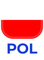 Polônia bandeira futebol 2024 torneio png
