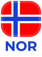 Norge flagga fotboll 2024 turnering png