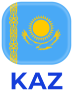 Cazaquistão bandeira futebol 2024 torneio png