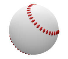 Baseball ball 3d render png
