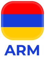 Armenien Flagge Fußball 2024 Turnier png