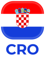 Croazia bandiera calcio 2024 torneo png