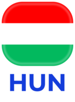 Hungria bandeira futebol 2024 torneio png