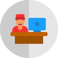 Cashier Vector Icon Design