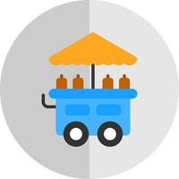 Food Cart Vector Icon Design