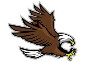 Eagle mascot style vector