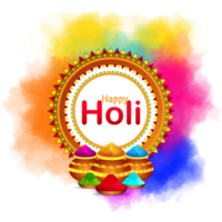 contento holi indio festival ilustración png