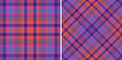 Vector textile check. Tartan fabric pattern. Background texture plaid seamless.