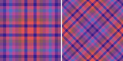 Vector textile check. Tartan fabric pattern. Background texture plaid seamless.