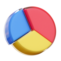 3d Kuchen Diagramme und Diagramm Symbole. Diagramme und Grafiken. Kuchen, Linie, Leuchter Diagramm. png