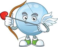 Collagen droplets Cartoon character vector