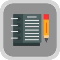 Sketchbook Vector Icon Design