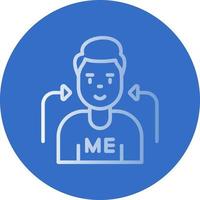 Myself Vector Icon Design