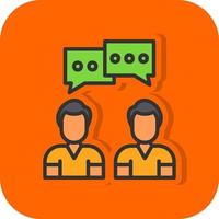 Conversation Vector Icon Design