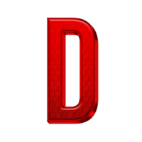 Brief d rot Alphabet png