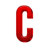 lettre c rouge alphabet png