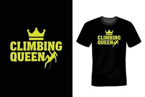 Climbing T shirt design, vintage, typography vector