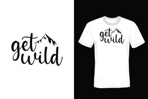 Mountain T shirt design, vintage, typography vector