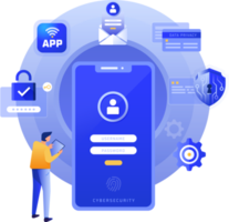 Cybersecurity Mobile Application png