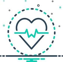 mix icon for heard vector