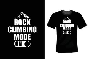 Climbing T shirt design, vintage, typography vector