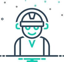 mix icon for marshall vector