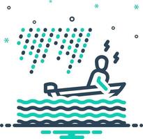 mix icon for in some way vector