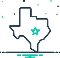 mezcla icono para austin vector