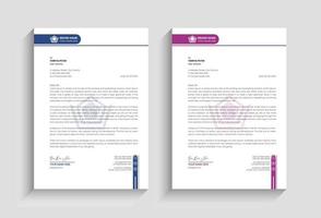 Minimal Corporate Simple Business Newsletter Letterhead Vector Template Design Bundle