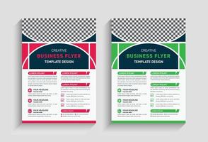 Corporate Business Flyer Design vector