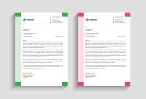 Minimal Corporate Simple Business Newsletter Letterhead Vector Template Design Bundle