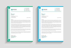 Minimal Corporate Simple Business Newsletter Letterhead Vector Template Design Bundle