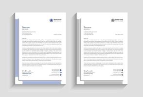 Minimal Corporate Simple Business Newsletter Letterhead Vector Template Design Bundle