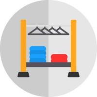 Clothing Rack Vector Icon Design