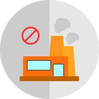 No Fossil Fuels Vector Icon Design