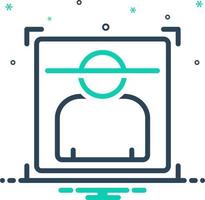 mix icon for recognition vector