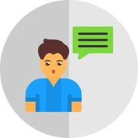 Talk Vector Icon Design