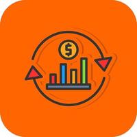 Return On Investment Vector Icon Design