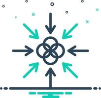 mix icon for toward vector